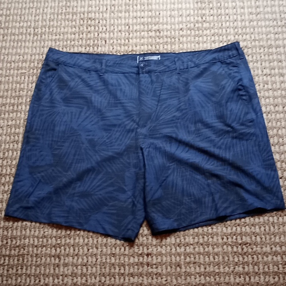 George Shorts Above the Knee UPF 50+ Hybrid 3XL Plus Size Swim Shorts Blue Cove